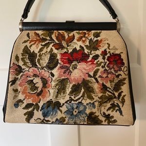 Vintage needlepoint bag